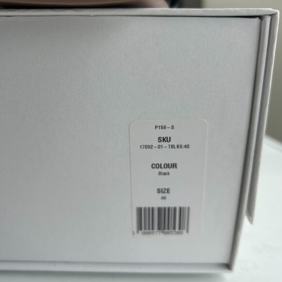 By Far Tanya Black Suede Sandals – Size 40, NIB - Picture 6 of 6